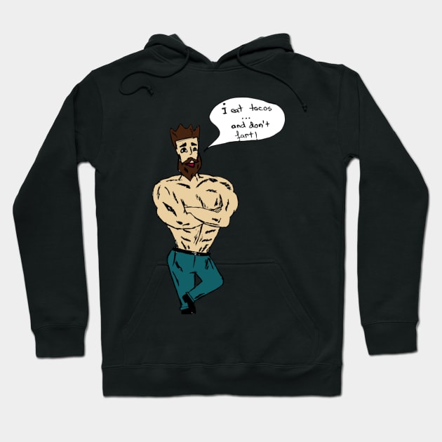 Overly Manly Man- Tacos Hoodie by ForbiddenFigLeaf